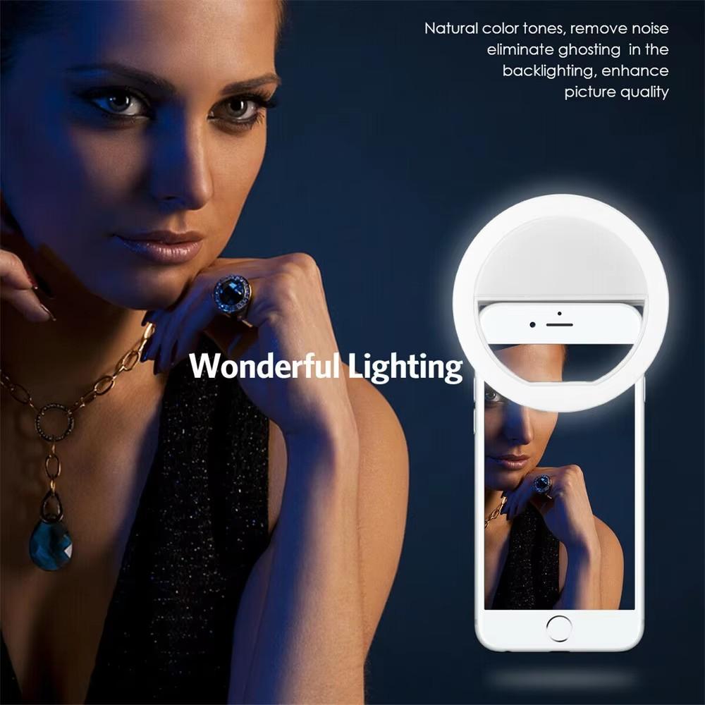 Clip-on selfie ringlamp, oplaa - Photography Lighting Description recensie en prijs